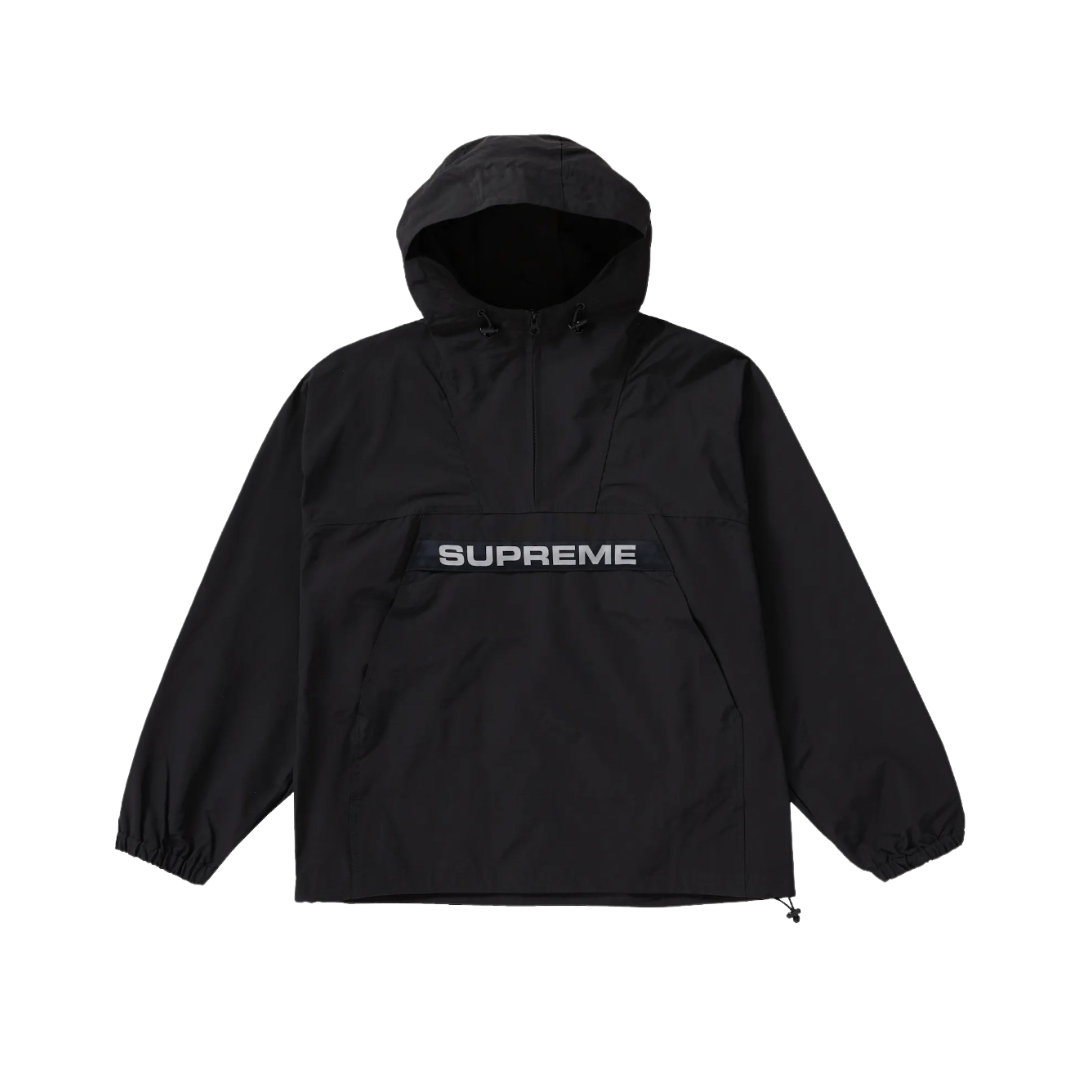 Anorak de nailon pesado Supreme - Negro