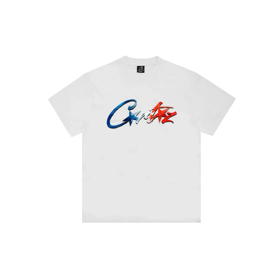 Camiseta Corteiz Francais Allstarz - Blanco