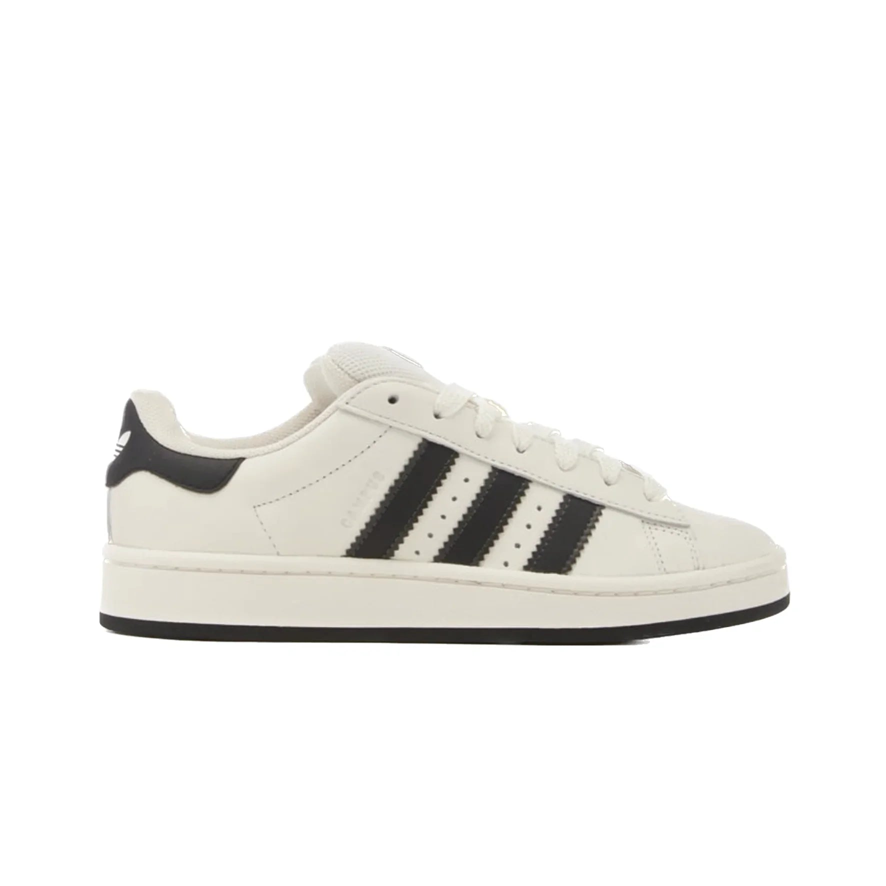 Adidas Campus 00s White vista lateral - sapatilhas branco preto premium