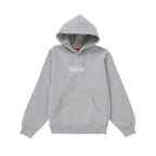 Supreme Box Logo Hooded Sweatshirt, Heather Grey- Global Hype