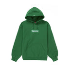 Supreme Box Logo Hooded Sweatshirt, Green- Global Hype