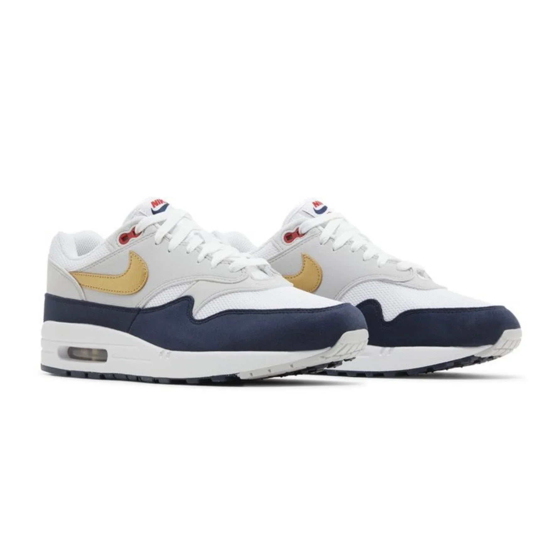 Air Max 1 Olympic detalhe superior - sapatilhas autênticas Nike Air Max HM9604-400