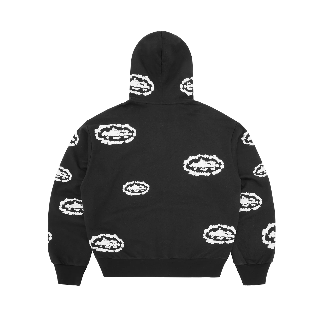 Island Wreath Zip Hoodie - Black | Streetwear, Global Hype