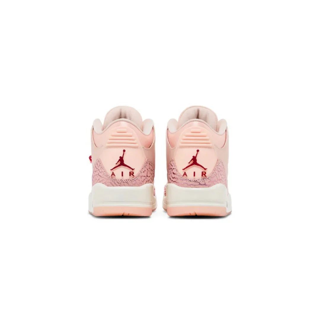 Jordan 3 Valentine's Day Treat Yourself - global hype, logo