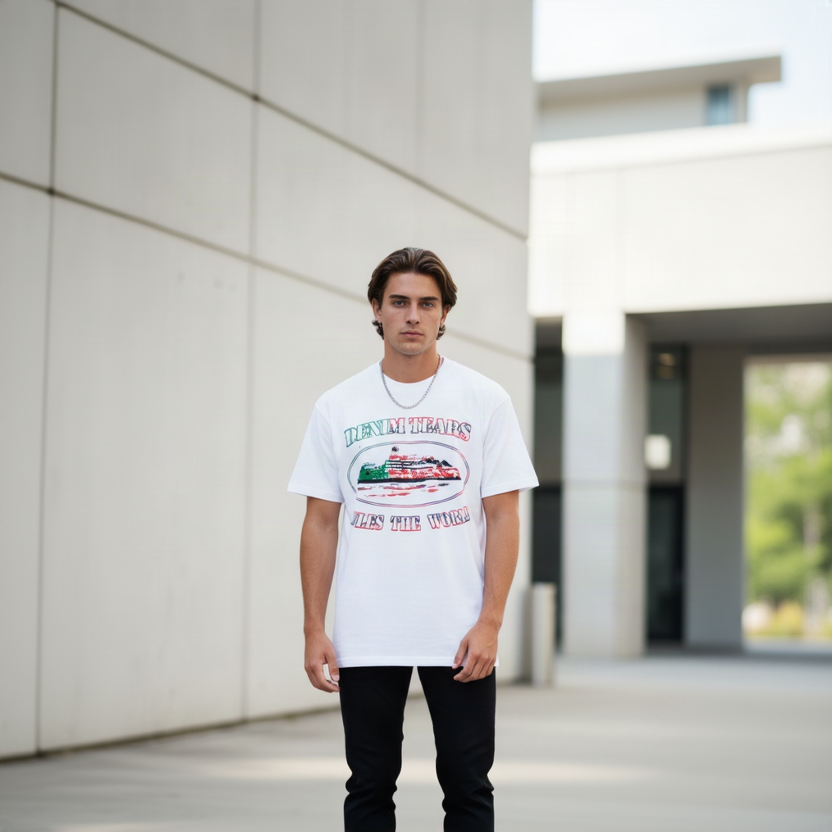 Cortears OG Alcatraz Tee - White Editorial